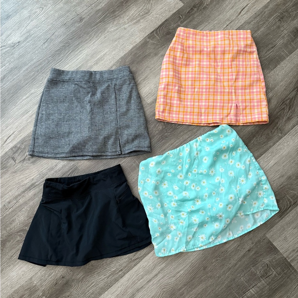 Girls skirt shorts bundle